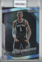 2024-25 Panini Prizm Black Victor Wembanyama Hyper #1 San Antonio Spurs