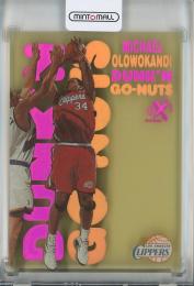 1998-99 Fleer E-X Century Michael Olowokandi Dunk 'N Go Nuts #16 Los Angeles Clippers