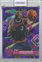 2025-26 Topps Cosmic Chrome Kawhi Leonard Purple Nebula Refractors #83【131/150】 Los Angeles Clippers