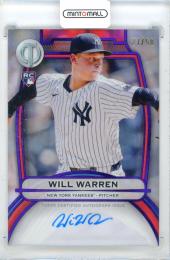 2025 Topps Tribute Baseball	Will Warren	Autograph / RC	21/50
