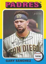 2024 Topps Heritage MLB #11 Gary Sanchez レギュラーカード