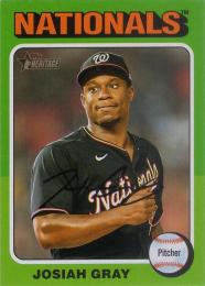 2024 Topps Heritage MLB #16 Josiah Gray レギュラーカード