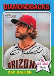 2024 Topps Heritage MLB #21 Zac Gallen レギュラーカード