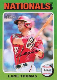2024 Topps Heritage MLB #42 Lane Thomas レギュラーカード