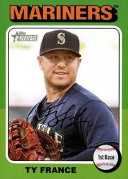 2024 Topps Heritage MLB #48 Ty France レギュラーカード