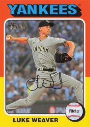 2024 Topps Heritage MLB #61 Luke Weaver レギュラーカード