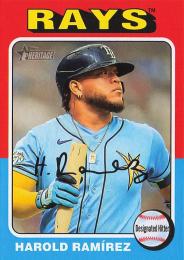 2024 Topps Heritage MLB #72 Harold Ramirez レギュラーカード