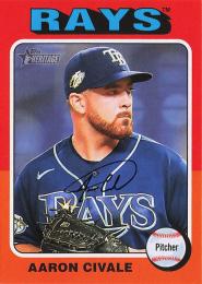 2024 Topps Heritage MLB #80 Aaron Civale レギュラーカード