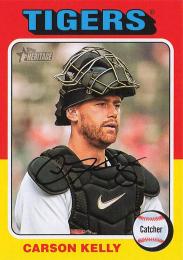 2024 Topps Heritage MLB #81 Carson Kelly レギュラーカード