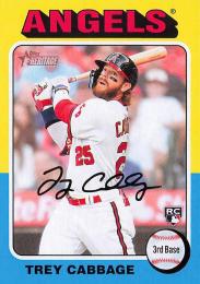 2024 Topps Heritage MLB #109 Trey Cabbage レギュラーカード RC