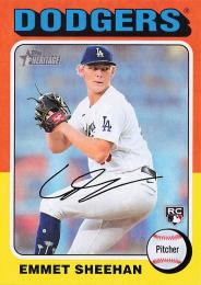 2024 Topps Heritage MLB #187 Emmet Sheehan レギュラーカード RC
