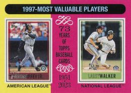 2024 Topps Heritage MLB #200 Ken Griffey Jr./Larry Walker レギュラーカード
