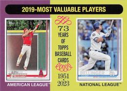 2024 Topps Heritage MLB #211 Mike Trout/Cody Bellinger レギュラーカード