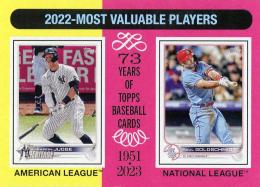 2024 Topps Heritage MLB #212 Aaron Judge/Paul Goldschmidt レギュラーカード
