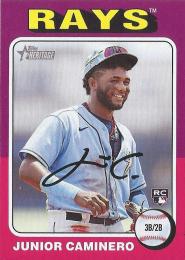 2024 Topps Heritage MLB #267 Junior Caminero レギュラーカード RC