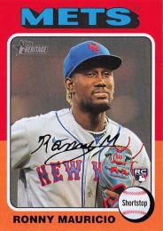 2024 Topps Heritage MLB #296 Ronny Mauricio レギュラーカード RC