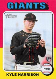 2024 Topps Heritage MLB #324 Kyle Harrison レギュラーカード RC