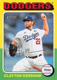 2024 Topps Heritage MLB #386 Clayton Kershaw レギュラーカード
