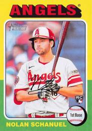 2024 Topps Heritage MLB #389 Nolan Schanuel レギュラーカード RC