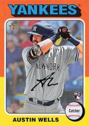 2024 Topps Heritage MLB #442 Austin Wells レギュラーカード RC