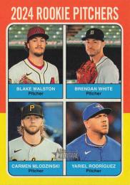 2024 Topps Heritage MLB #624 Yariel Rodriguez/Carmen Mlodzinski/Blake Walston/Brendan White レギュラーカード RC