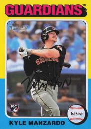 2024 Topps Heritage MLB #673 Kyle Manzardo レギュラーカード RC