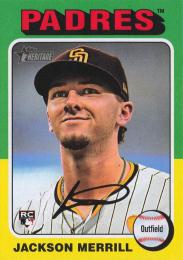 2024 Topps Heritage MLB #689 Jackson Merrill レギュラーカード RC