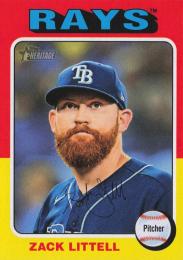 2024 Topps Heritage MLB #713 Zack Littell レギュラーカード
