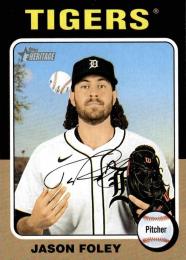 2024 Topps Heritage MLB #718 Jason Foley レギュラーカード