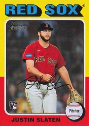 2024 Topps Heritage MLB #721 Justin Slaten レギュラーカード RC