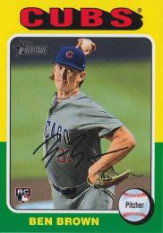 2024 Topps Heritage MLB #724 Ben Brown レギュラーカード RC