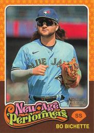 2024 Topps Heritage MLB #NAP-2 Bo Bichette インサートカード New Age Performers