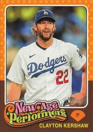 2024 Topps Heritage MLB #NAP-4 Clayton Kershaw インサートカード New Age Performers