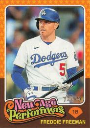 2024 Topps Heritage MLB #NAP-7 Freddie Freeman インサートカード New Age Performers