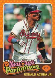 2024 Topps Heritage MLB #NAP-10 Ronald Acuna Jr. インサートカード New Age Performers