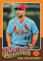 2024 Topps Heritage MLB #NAP-12 Paul Goldschmidt インサートカード New Age Performers