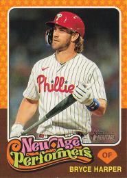 2024 Topps Heritage MLB #NAP-14 Bryce Harper インサートカード New Age Performers