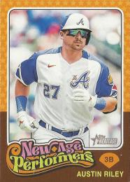 2024 Topps Heritage MLB #NAP-18 Austin Riley インサートカード New Age Performers