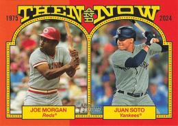 2024 Topps Heritage MLB #TAN-3 Joe Morgan/Juan Soto インサートカード Then and Now