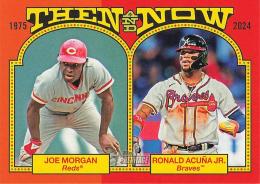 2024 Topps Heritage MLB #TAN-13 Ronald Acuna Jr./Joe Morgan インサートカード Then and Now