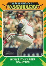 2024 Topps Heritage MLB #BF-4 Nolan Ryan インサートカード Baseball Flashbacks