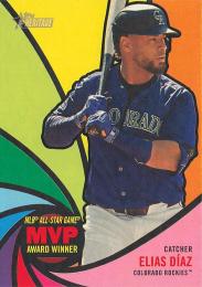2024 Topps Heritage MLB  #AW-10 Elias Diaz インサートカード Award Winners