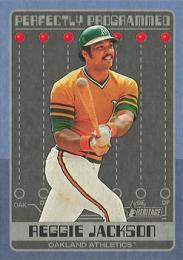 2024 Topps Heritage MLB  #PP-1 Reggie Jackson インサートカード Perfectly Programmed
