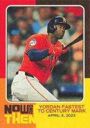 2024 Topps Heritage MLB  #NAT-4 Yordan Alvarez インサートカード Now and Then