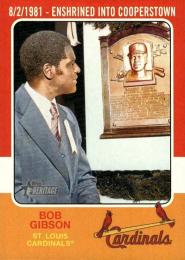 2024 Topps Heritage MLB  #75R-10 Bob Gibson インサートカード '75 Retires