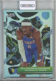 2025-26 Topps Cosmic Chrome Shai Gilgeous-Alexander Refractors #11 Oklahoma City Thunder