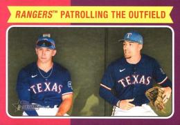 2024 Topps Heritage MLB  #CC-3 Evan Carter/Wyatt Langford インサートカード Combo Cards