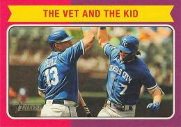 2024 Topps Heritage MLB  #CC-5 Salvador Perez/Bobby Witt Jr. インサートカード Combo Cards