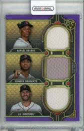 2022 TOPPS  Rafael Devers/Xander Bogaerts/J.D.Martines Patch 【24/27】 Boston Red Sox