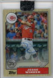 2022 TOPPS Jesse Winker Auto Cincinnati Reds